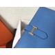 Hermes Blue Jean Epsom Bearn Gusset Wallet