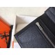 Hermes Black Epsom Bearn Gusset Wallet