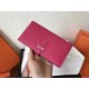 Hermes Peach Epsom Bearn Gusset Wallet