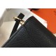 Hermes Mini Sac Roulis 18cm Bag In Black Evercolor Calfskin