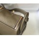 Hermes Mini Lindy Bag In Taupe Clemence Leather