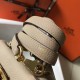 Hermes Mini Kelly 20cm Bag In Beige Clemence Leather