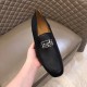 Hermes Men's Tenor Loafers In Black Calfskin