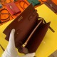 Hermes Kelly Classique To Go Wallet In Bordeaux Epsom Calfskin