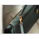 Hermes Vert Amande Clemence Kelly 28cm Bag GHW