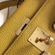 Hermes Kelly 32cm Retourne Bag In Soleil Clemence Leather