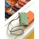 Hermes Kelly Classique To Go Wallet In Vert Criquet Epsom Calfskin