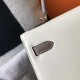 Hermes Bi-color Kelly 32cm Epsom Bag White/Taupe GHW