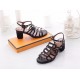 Hermes Oracle Sandals In Black Leather