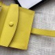 Hermes Bearn Mini Wallet In Yellow Epsom Leather