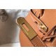 Hermes Brown Clemence Birkin 30cm Bag