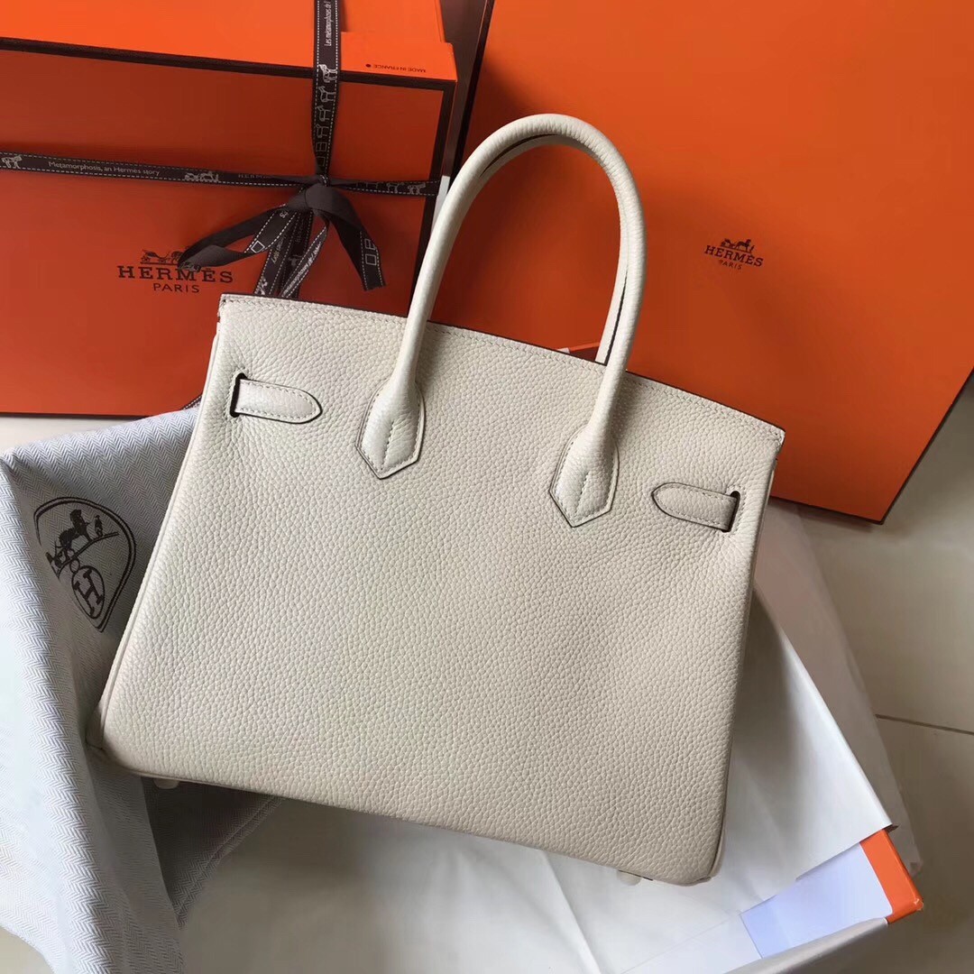 Hermes Beton Clemence Birkin 30cm Bag