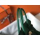 Hermes Malachite Clemence Birkin 30cm Bag