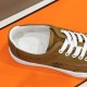 Hermes Men's Get Sneakers in Beige Suede Leather