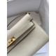 Hermes Kelly Classique To Go Wallet in Craie Epsom Calfskin