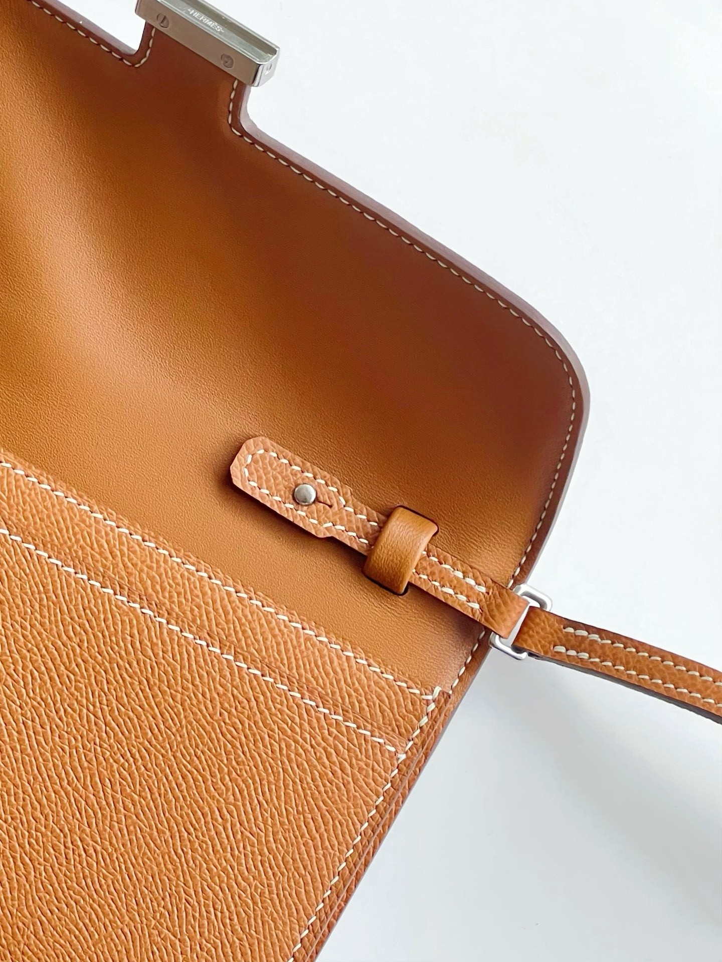 Hermes Constance To Go Wallet in Gold Epsom Calfskin