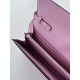 Hermes Constance To Go Wallet in Mauve Sylvestre Epsom Calfskin