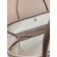 Hermes Garden Party 36cm Bag in Toile and Taupe Leather