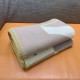 Hermes Avalon H Club Blanket in Taupe Cashmere