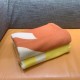 Hermes Avalon H Club Blanket in Terre Cuite/Yellow Cashmere