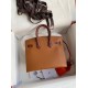 Hermes Brown Sac Faubourg Birkin 20 Sellier Limited Edition Bag