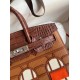 Hermes Brown Sac Faubourg Birkin 20 Sellier Limited Edition Bag