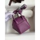 Hermes Mini Lindy Handmade Bag In Anemone Swift Leather