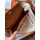 Hermès Kelly Moove Handmade Bag in Gold Swift Calfskin