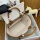 Hermes Steeple 25 Bag in H Plume Canvas with Clic Clac Panoplie Equestre