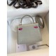 Hermes Kelly Doll Bag in Pearl Grey Matte Alligator Leather