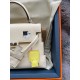 Hermes Kelly Doll Picto Bag in Nata Epsom Calfskin