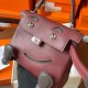 Hermes Kelly Doll Quelle Idole Bag in Bordeaux Swift Calfskin