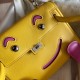 Hermes Kelly Doll Quelle Idole Bag in Jaune Ambre Swift Calfskin