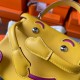 Hermes Kelly Doll Quelle Idole Bag in Jaune Ambre Swift Calfskin