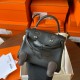 Hermes Kelly Doll Quelle Idole Bag in Black Swift Calfskin