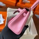 Hermes Kelly Doll Quelle Idole Bag in Pink Swift Calfskin