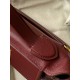 Hermes 24/24 Mini 21 Handmade Bag in Rouge H Evercolor Leather