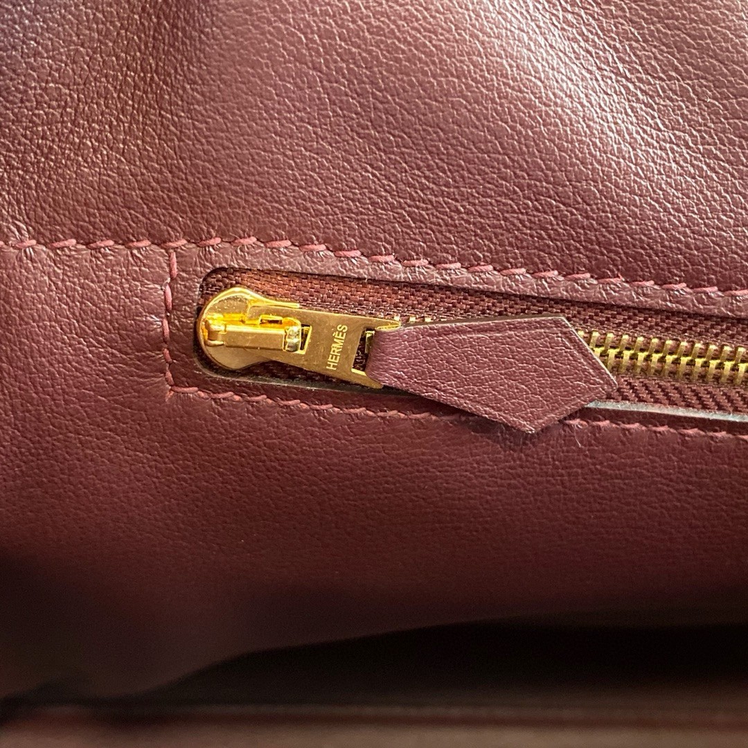 Hermes 24/24 Mini 21 Handmade Bag in Rouge H Evercolor Leather