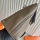 Hermes 24/24 Mini 21 Handmade Bag in Taupe Evercolor Leather