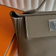 Hermes 24/24 Mini 21 Handmade Bag in Taupe Evercolor Leather