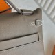 Hermes 24/24 Mini 21 Handmade Bag in Taupe Evercolor Leather