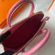 Hermes Bolide 1923 25 Handmade Bag in Rose Sakura Epsom Calfskin