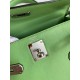 Hermes Kelly Retourne 28 Handmade Bag in Vert Criquet Evercolor Calfskin