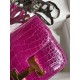 Hermes Constance 18 Handmade Bag in Rose Scheherazade Shiny Alligator Leather