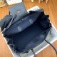 Hermes Cargo Birkin 35cm Limited-edition Bag in Navy Blue Canvas