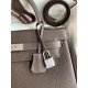 Hermes Kelly Retourne 32 Handmade Bag in Chocolat Clemence Leather