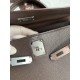 Hermes Kelly Retourne 32 Handmade Bag in Chocolat Clemence Leather