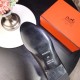 Hermes Royal Loafers In Black Calfskin