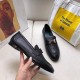 Hermes Paris Loafers In Noir Goatskin