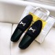 Hermes Paris Loafers In Black Velvet